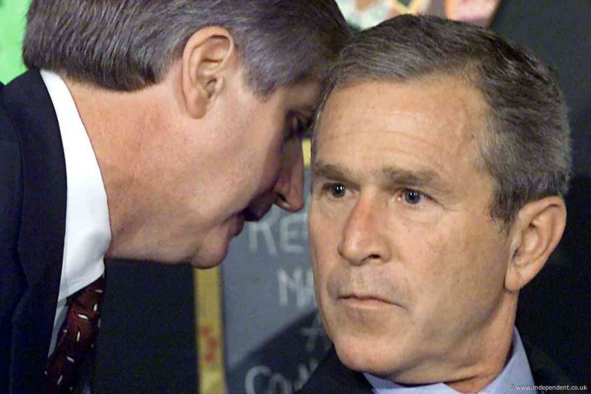 Reporter recounts moment George W Bush was told about 9/11 as aide whispered ‘America is under attack’