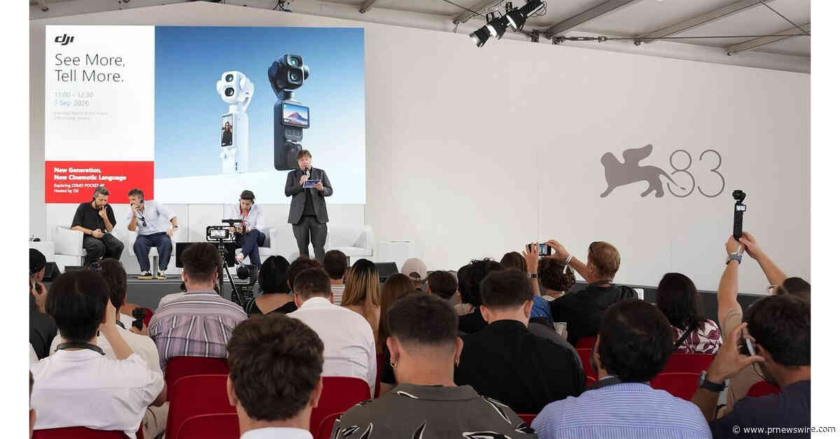 DJI zvoláva v rámci akcie Venice Production Bridge počas 83. ročníka Medzinárodného filmového festivalu v Benátkach stretnutie „filmári a vizionári"