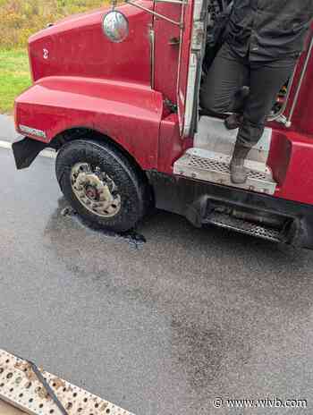 Route 262 closed for paving; cars stuck in tar, school access restricted