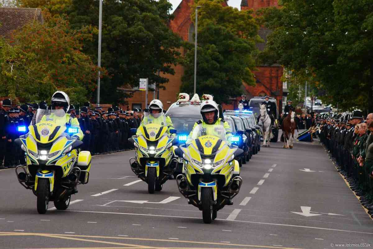 PC Matthew Blades' Badge Number Worn at Funeral as Every UK Force Sent a Final Salute