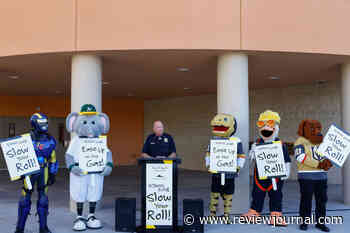 ‘Slow your roll’: Summerlin schools see mascots promote traffic safety