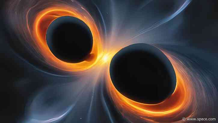 This 'impossible' black hole merger may be explained by a warp in spacetime