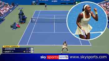 Gauff and Andreeva produce OUTRAGEOUS 39-shot rally during tie-break!