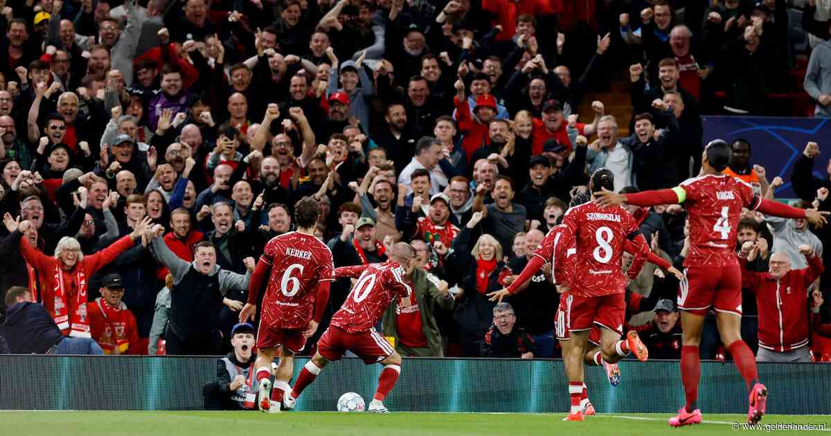 Nederlanders van Liverpool boeken kostbare zege op Atlético Madrid in vermakelijk duel