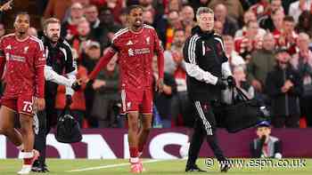 Barcola limps out of Liverpool home debut in UCL