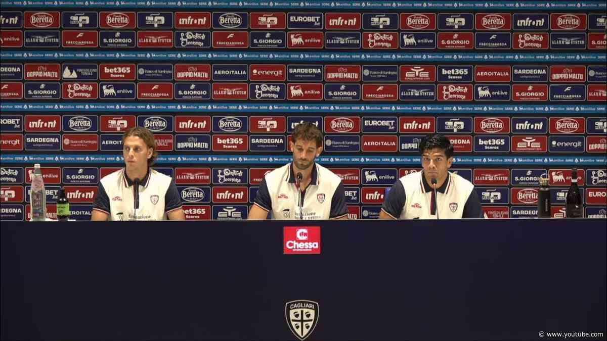 CONFERENZA STAMPA | LA PRESENTAZIONE DI RICCARDO CIERVO, ROBERTO GAGLIARDINI, GIUSEPPE AURELIO
