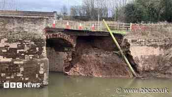 Work starts on historic bridge repairs after collapse
