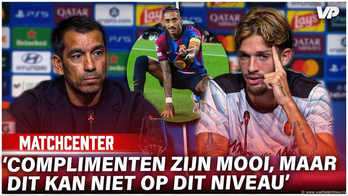 'Frustrerend' gat tussen Feyenoord en Barcelona: 'We zijn daar nog lang niet'