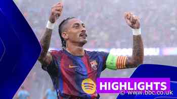 Raphinha on target again as Barcelona put five past Feyenoord