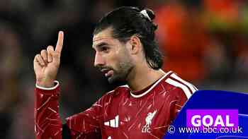 Szoboszlai equalises for Liverpool after fantastic Araujo assist