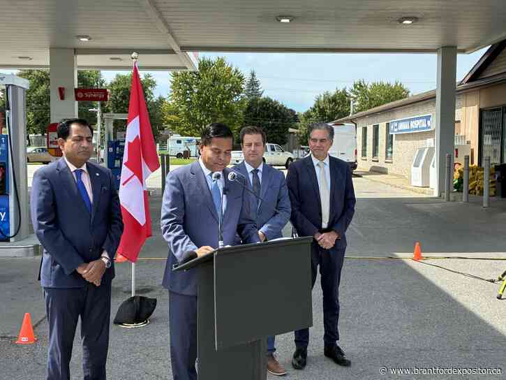 Federal cabinet minister touts affordability issues during Brantford visit