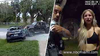 ‘I thought we were friends': Video shows arrest of Florida woman accused in DUI crash