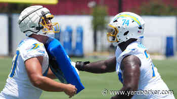 Chargers Name Kayode Awosika Starting LG