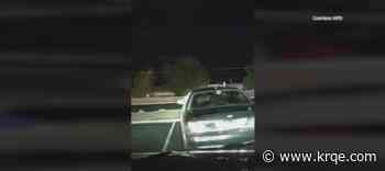 Albuquerque police arrest man after stopping vehicle with flashing lights and siren