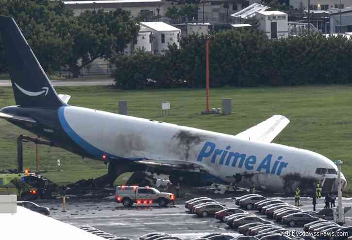 Demandan a Amazon por el accidente de un avión de carga que dejó cinco muertos en Miami