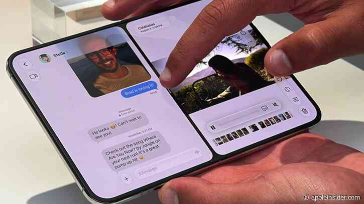 How iPhone Duo compares in size to the iPhone 18 Pro in the wild
