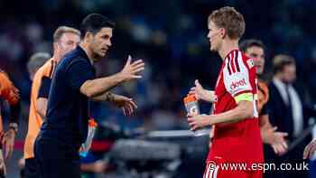 Arteta hails 'decisive' Ødegaard after win at Napoli