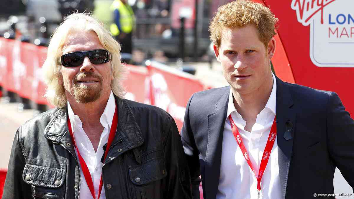 EDEN CONFIDENTIAL: Prince Harry joins Richard Branson at charity bash for Ukraine