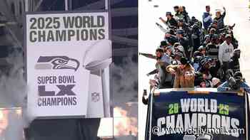 Seattle fans sent wild as champion Seahawks raise Super Bowl banner ahead of Week 1 rematch with Patriots