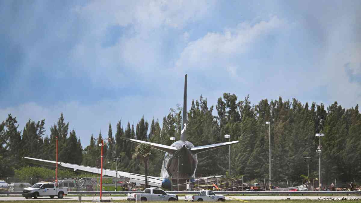 A pilot of the Amazon cargo plane that careened off Miami runway warned it was coming in too fast