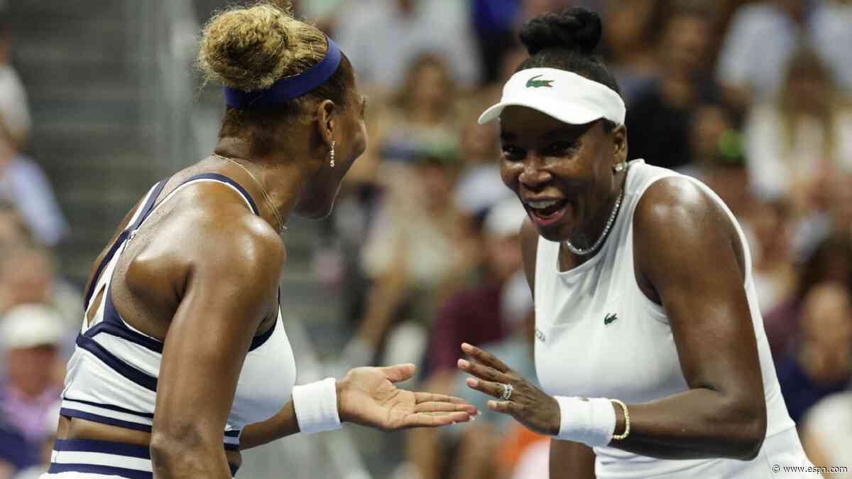 Helped by Williams sisters, ESPN sees largest US Open viewership since '22