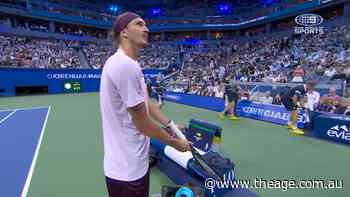 Zverev blows up over 'missing' racquet
