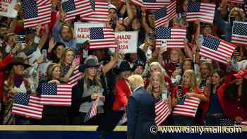 Trump gets hero's welcome by rowdy MAGA partiers as he kicks off first-ever GOP midterm convention… with several glaring absences