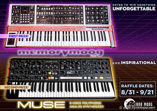The Bob Moog Foundation Announces Summer Raffle for Vintage Memorymoog Plus and Moog Muse Synthesizers