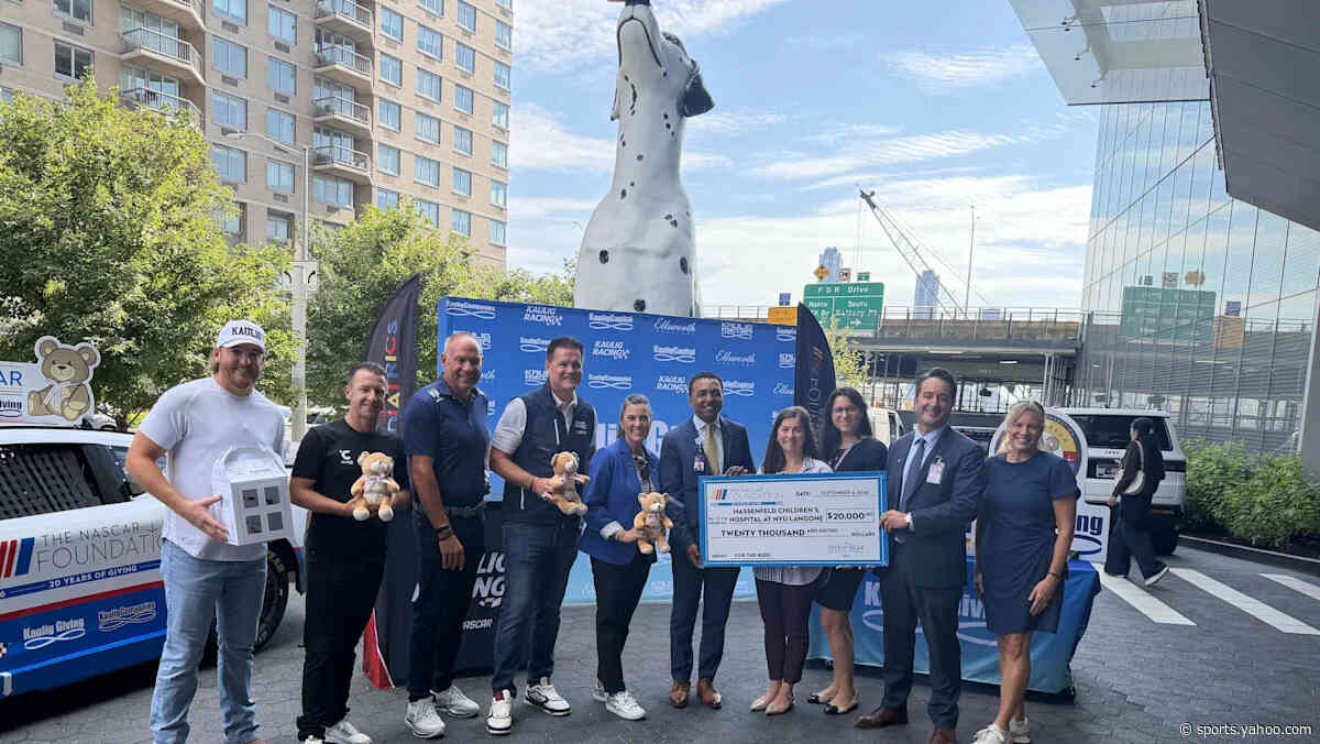 NASCAR Foundation, Kaulig Racing Give Back In New York City