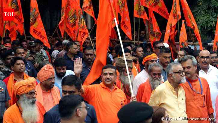 'Won’t tolerate slur on saffron': Bengal CM Suvendu Adhikari warns at Jadavpur rally