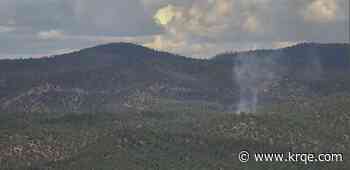 Saddleback Fire burns in Española Ranger District