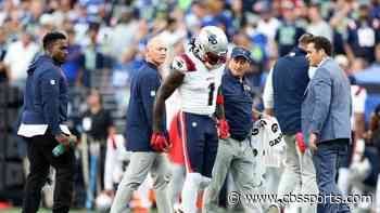 Patriots' A.J. Brown injures ankle, ruled out for rest of season opener