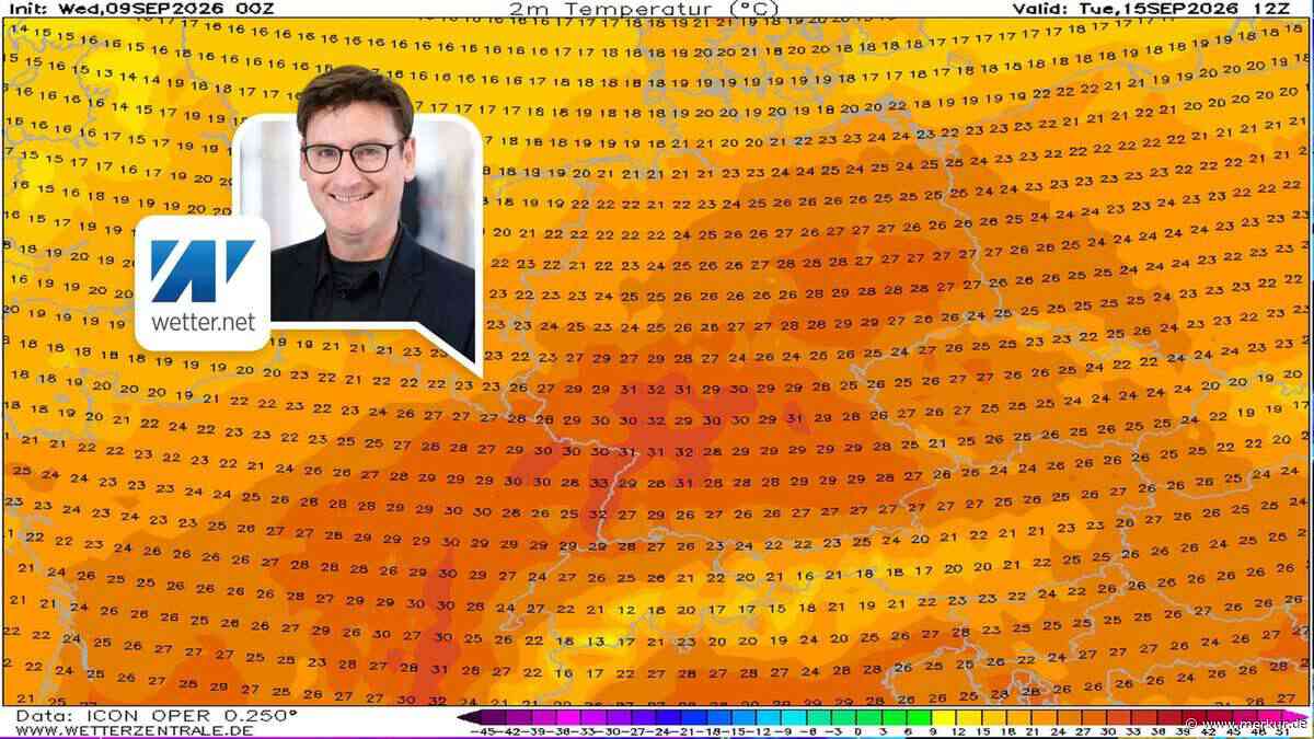 Kaum Regen, dafür Hitze: Neues Hoch schaufelt im September bis 32 Grad heran