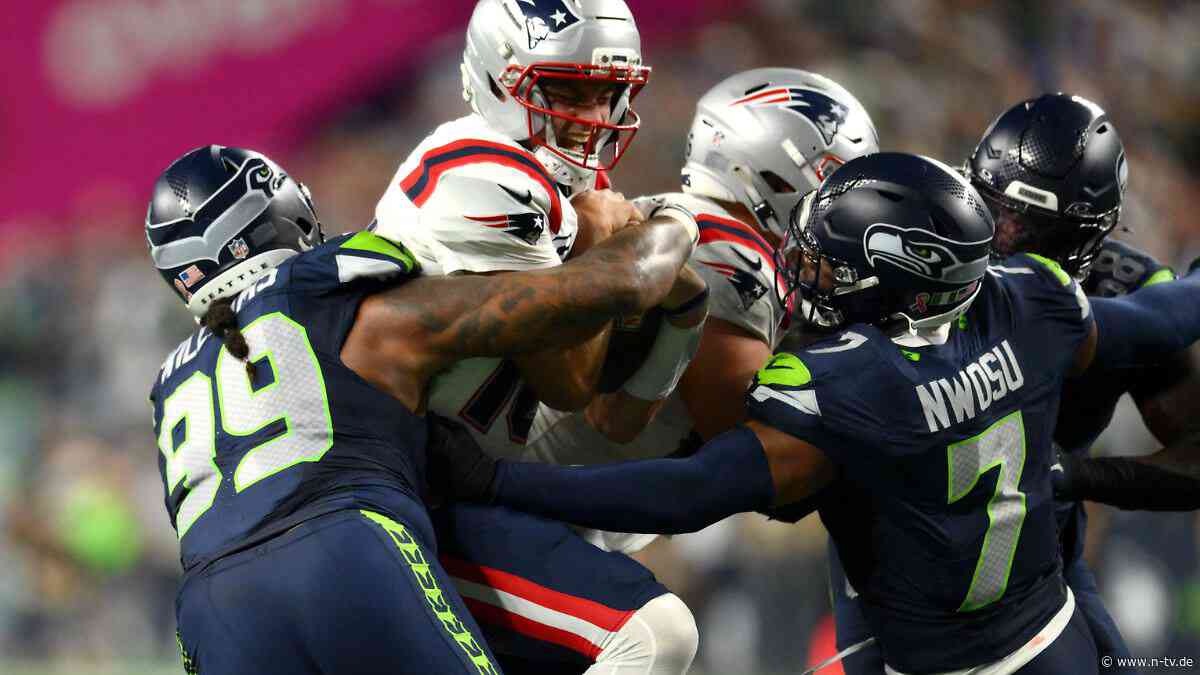 Verlustreiche Schlacht: Wie im Super Bowl: Seahawks bringen Maye und Patriots zur Verzweiflung