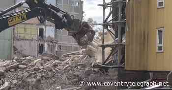 Coventry's Silent Witness flats demolition in pictures as site cleared for retirement housing