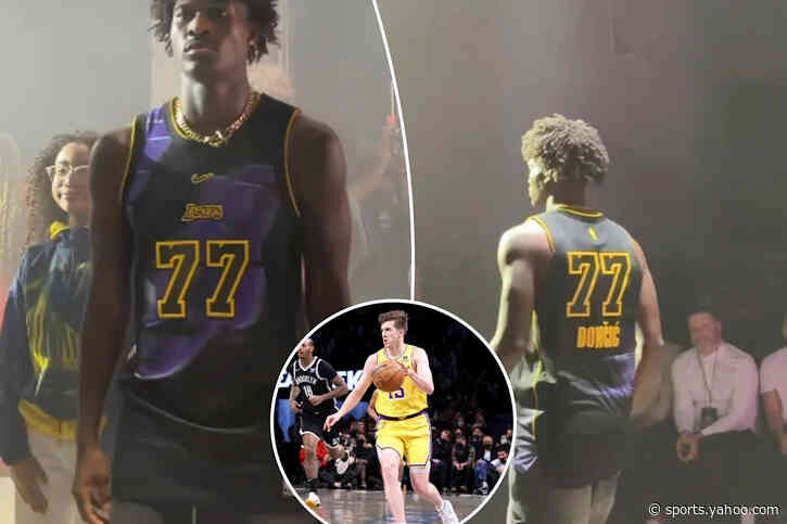 Lakers release new dazzling ‘specter’ jerseys