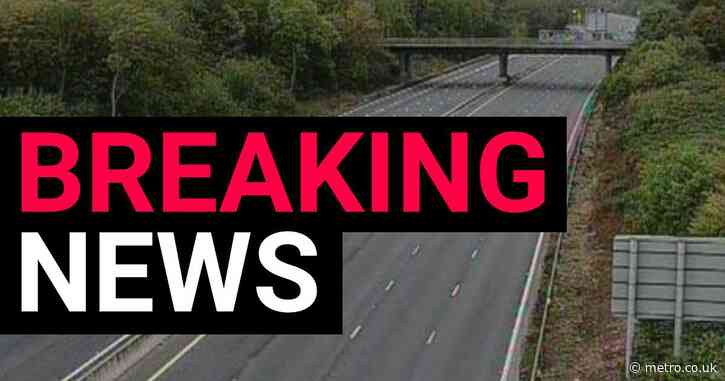 Major motorway closed at rush hour after serious crash