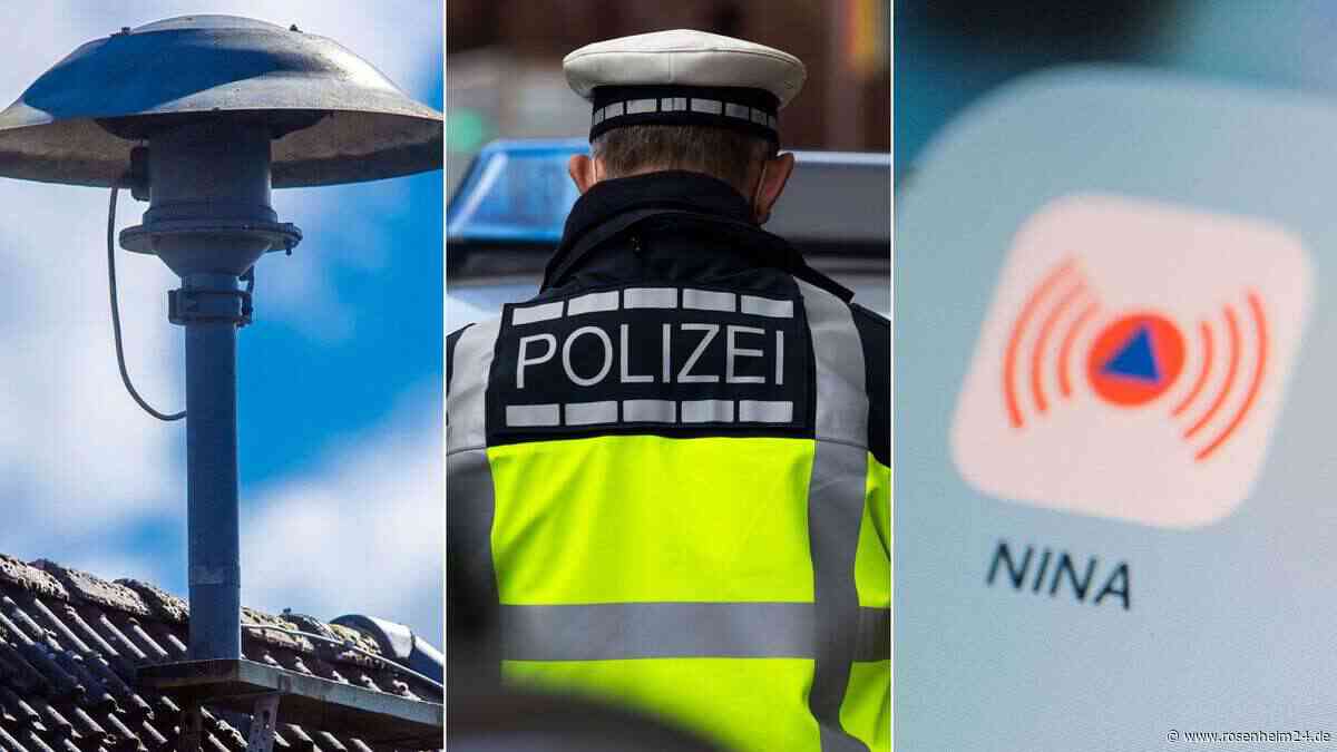 Bundesweiter Warntag: Wo und wann in Bayern und der Region die Sirenen und Apps „losheulen“