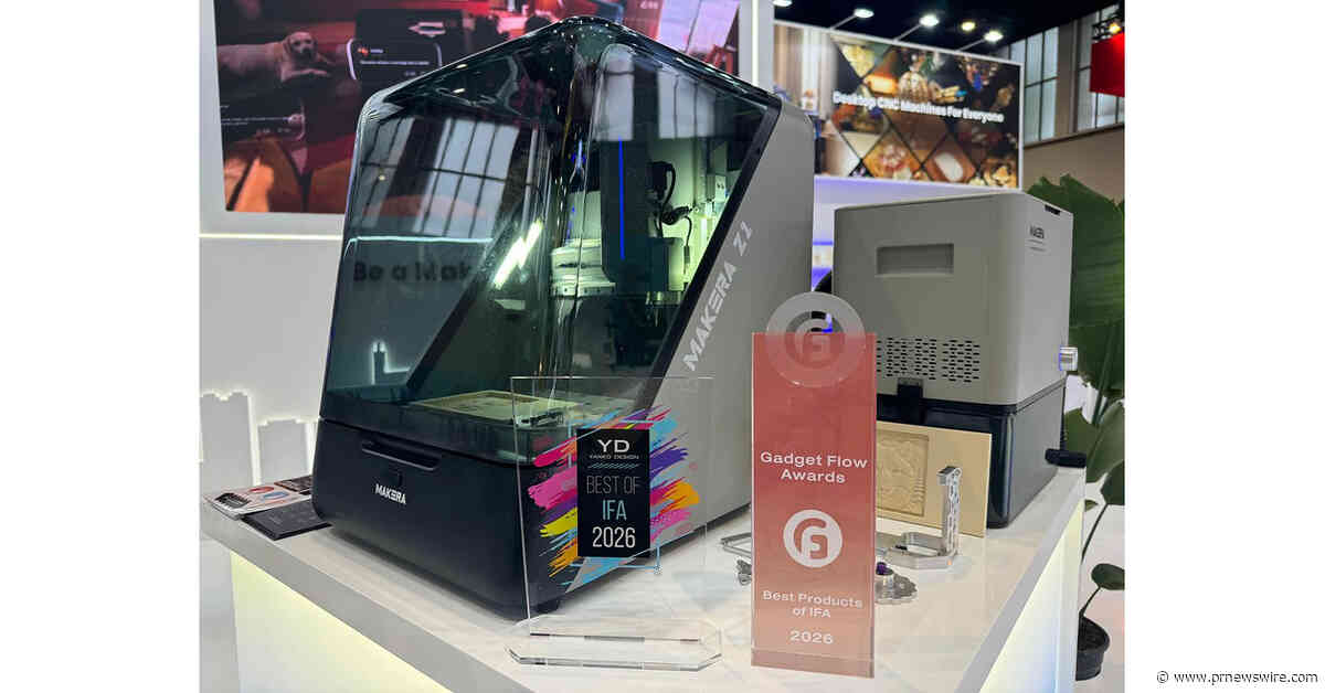 Makera Showcases Desktop CNC Innovation at IFA 2026, Celebrating Multiple Best of IFA Media Honors