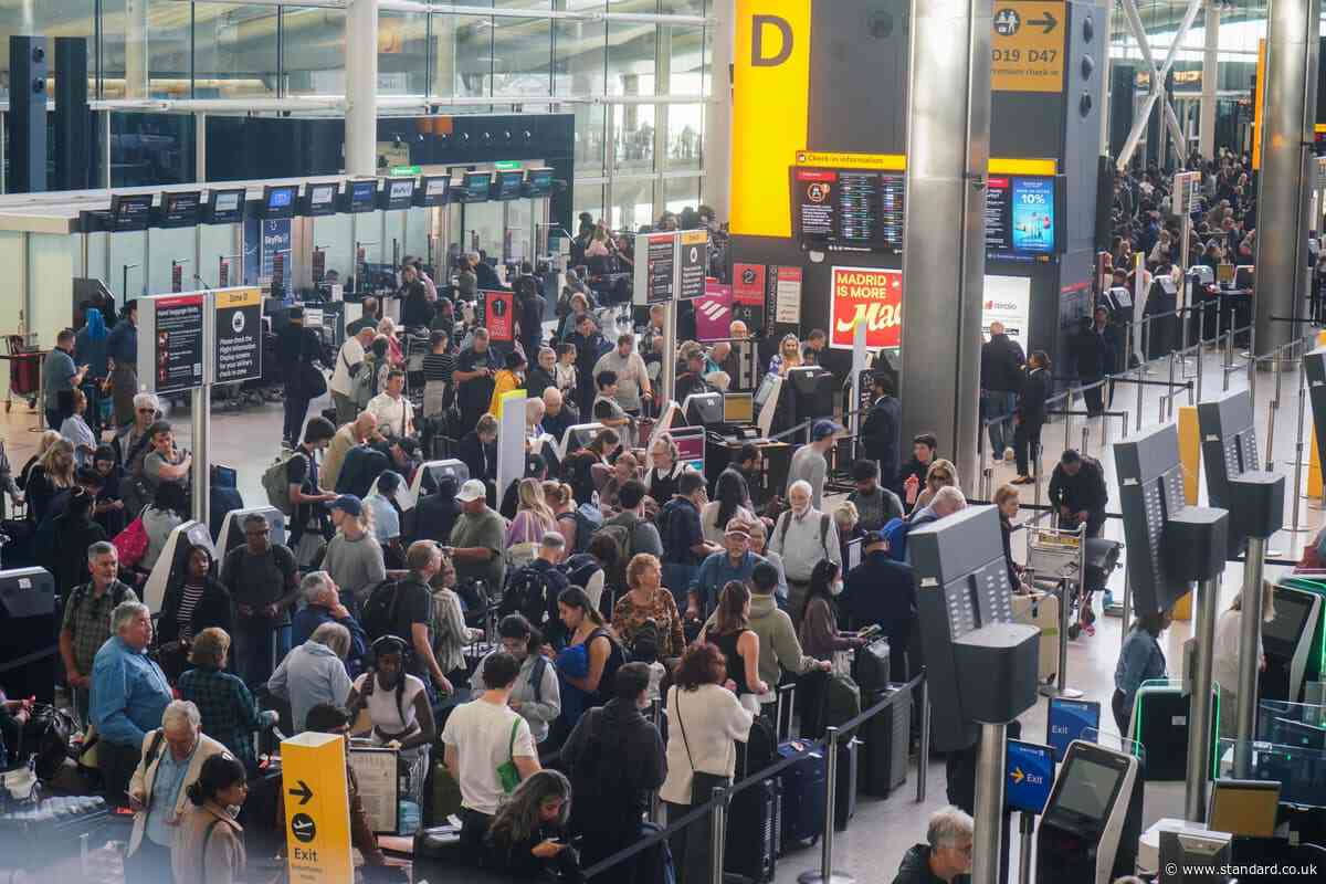 Heathrow and Gatwick delays LIVE: Dozens more London flights cancelled as disruption stretches into third day