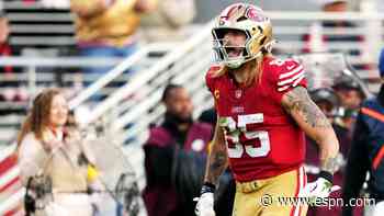 49ers' Kittle, Bosa off injury report, cleared to play against Rams