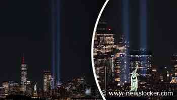 ‘Tribute in Light’ lichten in New York getest vlak voor 9/11-herdenking