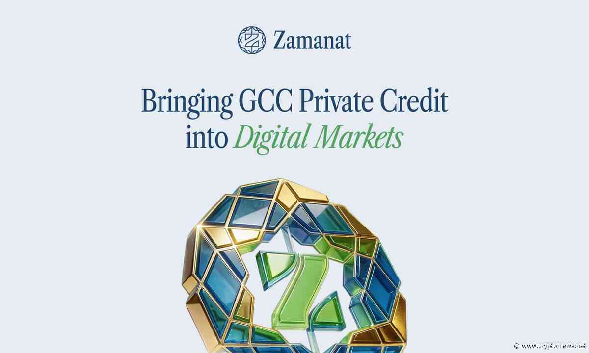 Zamanat Targets GCC’s $250 Billion SME Financing Gap With Up to $100 Million Tokenized Private Credit Fund