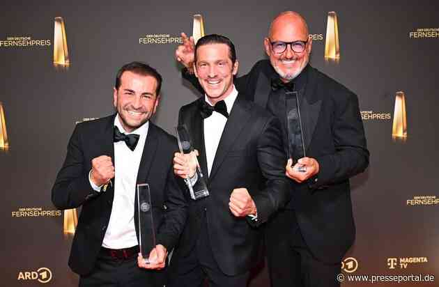 Herzlichen Glückwunsch! ProSiebenSat.1 gratuliert Ali Güngörmüs, Alexander Kumptner, Frank Rosin, Klaas Heufer-Umlauf und Joko Winterscheidt zum Deutschen Fernsehpreis 2026