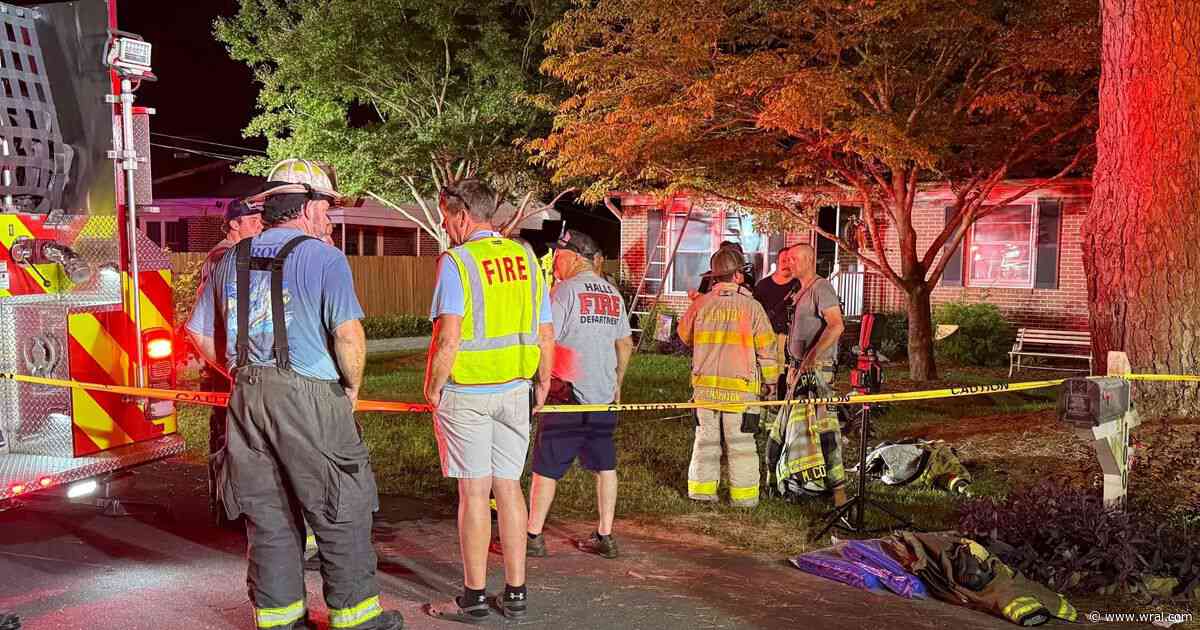 Home damaged in late-night fire in Clinton