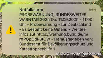 Bundesweiter Warntag 2026: Nicht erschrecken, um 11 Uhr wird gleich gewarnt!