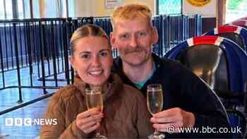 Mum's surprise proposal on favourite rollercoaster