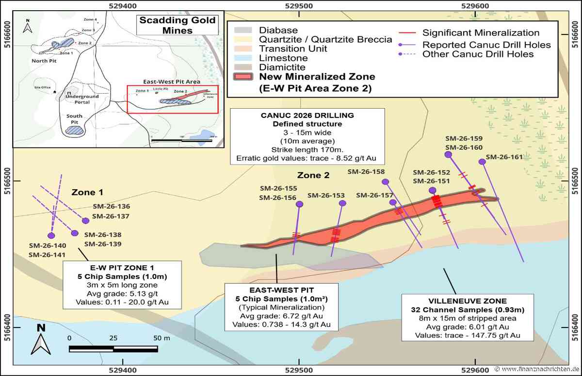 Gold direkt unter der Oberfläche entdeckt: Wie groß wird diese Zone noch?