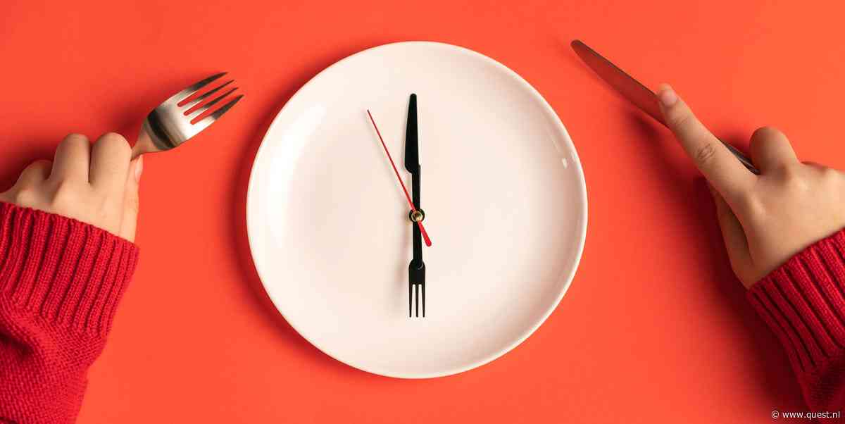 Gewoon elke dag om 1800 uur eten is goed voor je hart
