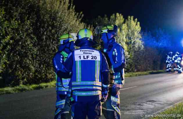 FW Hünxe: Ausgelöster Heimrauchmelder sorgt für Feuerwehreinsatz